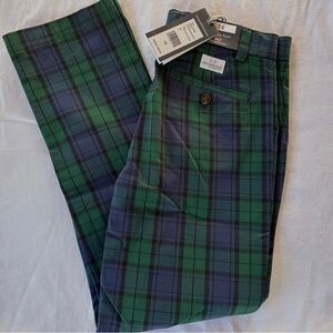 Vineyard Vines Boys Plaid Breaker Pants-size 14 NWT